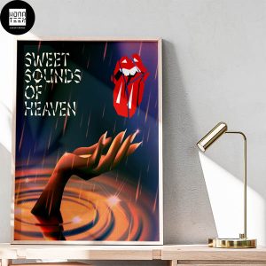 The Rolling Stones Sweet Sounds Of Heaven With Lady Gaga And Stevie Wonder September 28 Meteor Shower Fan Gifts Home Decor Poster Canvas