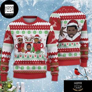 Usher Love Coffee Xmas Gifts 2023 Ugly Christmas Sweater