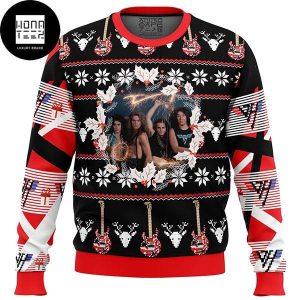 Van Halen Eddie Xmas Gifts 2023 Ugly Christmas Sweater