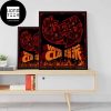 Wu-Tang Clan Seminole Hard Rock Hotel And Casino September 24 2023 Kungfu Red and Black Fan Gifts Home Decor Poster Canvas