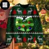 Wu Tang Clan Logo Yellow Deer And Snowflakes 2023 Ugly Christmas Sweater