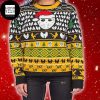 Wu Tang Logo Signature Red And White 2023 Ugly Christmas Sweater