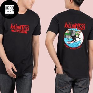 Blink-182 Lisbon Altice Arena Portugal October 02 2023 Surfing Bunny Two Sides Fan Gifts Classic T-Shirt