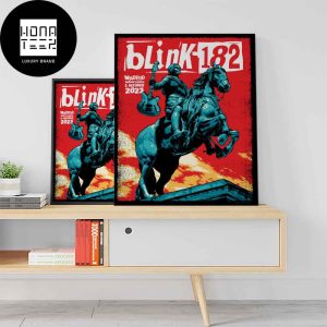 Blink-182 WiZink Center Madrid October 3 2023 Fan Gifts Home Decor Poster Canvas