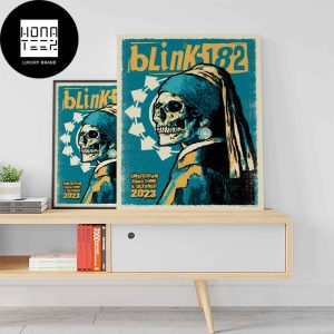 Blink-182 Ziggo Dome Amsterdam Netherlands October 08 2023 Fan Gifts Home Decor Poster Canvas