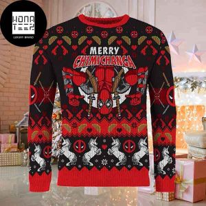 Deadpool Merry Chimichanga 2023 Ugly Christmas Sweater