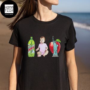 Diet Mountain Dew Baby New York City Apple Funny Classic T-Shirt