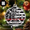 Firefighter Safety Clothings Your Name 2023 Christmas Tree Ornament