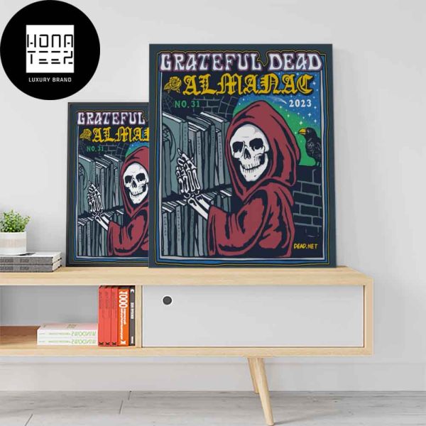 Grateful Dead Almanac No 31 2023 Fan Gifts Home Decor Poster Canvas