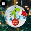 Grinch Happy New Year 2023 Christmas Ornament