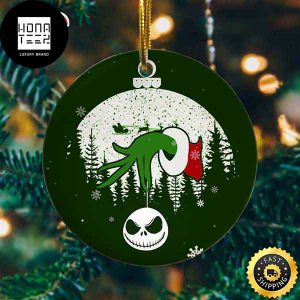 Grinch Jack Skellington Tree Decoration 2023 Christmas Ornament