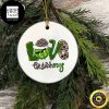 Grinch Love Christmas Cute With Heart 2023 Christmas Ornament