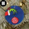 Grinch Love Christmas Cute With Heart 2023 Christmas Ornament