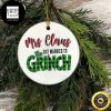 Grinch My Day Im Booked Dr Seuss Grinch 2023 Christmas Ornament