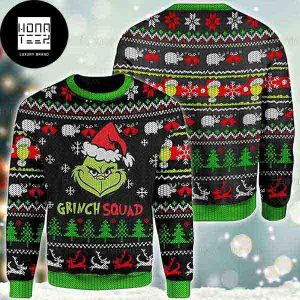 Grinch Squad Xmas Party Gifts 2023 Ugly Christmas Sweater