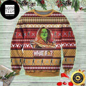 Guardians Of The Galaxy Gamora What If 2023 Ugly Christmas Sweater