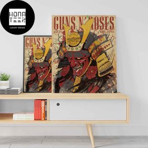 Guns N Roses Kobe Japan 24 January Fan Gifts Home Decor Poster Canvas