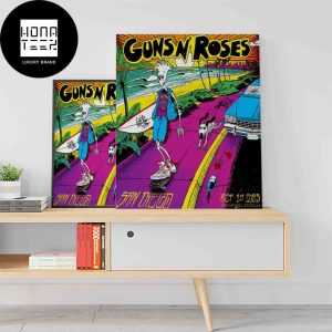 Guns N Roses San Diego October 10 2023 Snapdragon Stadium American Tour Was Here Fan Gifts Home Decor Poster Canvas