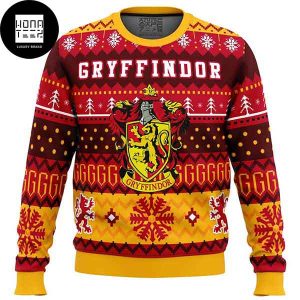 Harry Potter Gryffindor House Logo 2023 Ugly Christmas Sweater