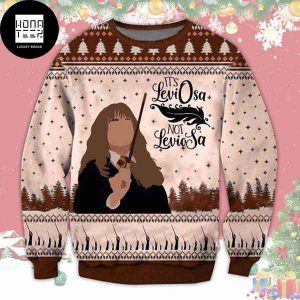 Harry Potter Hermione Its Leviosa Not Leviosa 2023 Ugly Christmas Sweater