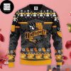 Harry Potter Hufflepuff House Yellow Snowflakes 2023 Ugly Christmas Sweater