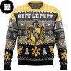 Harry Potter Hufflepuff House Logo Xmas Gift 2023 Ugly Christmas Sweater