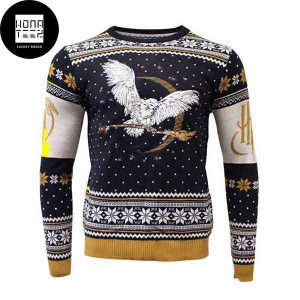 Harry Potter Owl And Moon 2023 Ugly Christmas Sweater