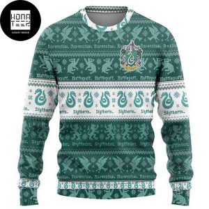 Harry Potter Quidditch Slytherin 2023 Ugly Christmas Sweater