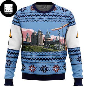 Harry Potter Retro Hogwarts 2023 Ugly Christmas Sweater