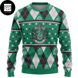 Harry Potter Slytherin Crest Holiday 2023 Ugly Christmas Sweater