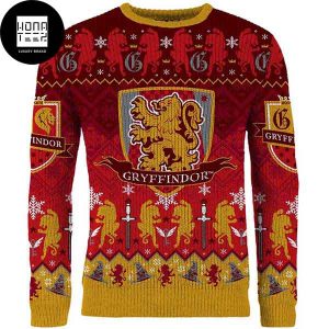 Harry Potter The Gift Of Gryffindor 2023 Ugly Christmas Sweater