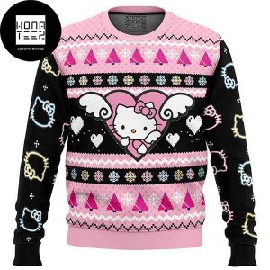 Hello Kitty With Wings Heart 2023 Ugly Christmas Sweater