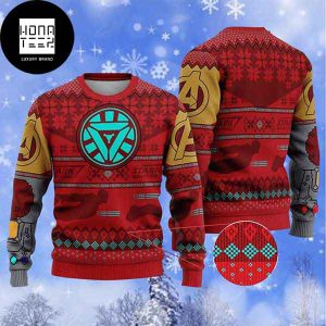 Iron Man I Love You 3000 Xmas Gifts 2023 Ugly Christmas Sweater