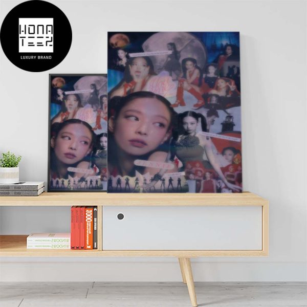 Jennie BlackPink You And Me Collage Poster Fan Gifts Home Decor Poster Canvas