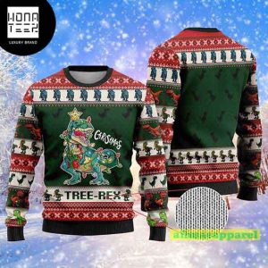 Jurassic Park Dinosaur Christmas Tree-Rex 2023 Ugly Christmas Sweater