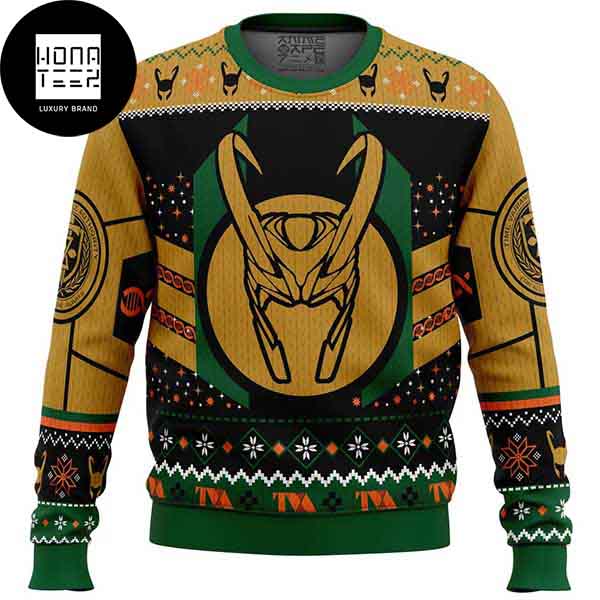 Loki The Christmas Variant Logo 2023 Ugly Christmas Sweater