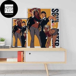 Megan Thee Stallion as Soul Eater Death The Kid Halloween Home Decor Poster Canvas
