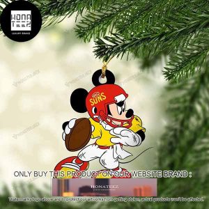 Mickey Mouse X Gold Coast Suns 2023 Christmas Ornament