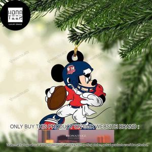 Mickey Mouse X Sydney Roosters 2023 Christmas Ornament