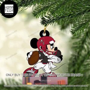 Mickey Mouse X Tampa Bay Buccaneers 2023 Christmas Ornament