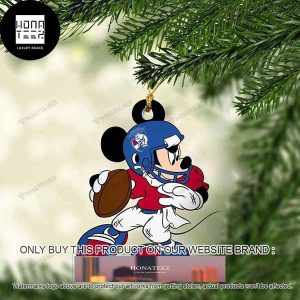 Mickey Mouse X Western Bulldogs 2023 Christmas Ornament