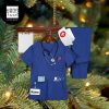 Nurse Santas Favorite Nurse Name And Year Customized 2023 Christmas Ornament