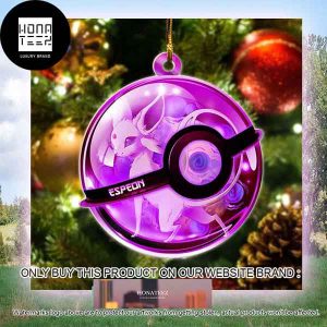 Pokemon Espeon Xmas Gifts 2023 Christmas Ornament