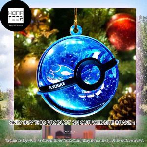 Pokemon Kyogre Xmas Gifts 2023 Christmas Ornament