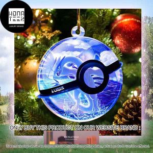 Pokemon Lugia Xmas Gifts 2023 Christmas Ornament