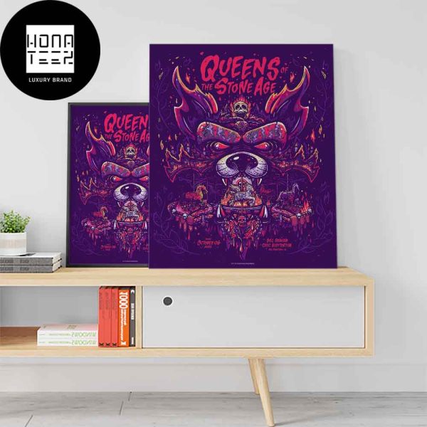 Queens Of The Stone Age Bill Graham October 06 2023 Civic Auditorium San Francisco CA Fan Gifts Home Decor Poster Canvas