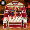 Super Heroes Superman Christmas Tree Pattern 2023 Ugly Christmas Sweater