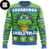 TMNT Cowabunga Donatello Christmas Teenage Mutant Ninja Turtles 2023 Ugly Christmas Sweater