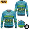 TMNT Leonardo Rise of the Teenage Mutant Ninja Turtles 2023 Ugly Christmas Sweater