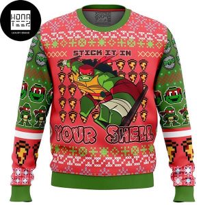 TMNT Raphael Rise Of The Teenage Mutant Ninja Turtles 2023 Ugly Christmas Sweater